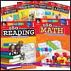 180 Days(tm) Reading, High-Frequency Words, Math, Problem Solving, Writing, & Language for Grade 1: 6-Book Set: Practice, Assess, Diagnose
