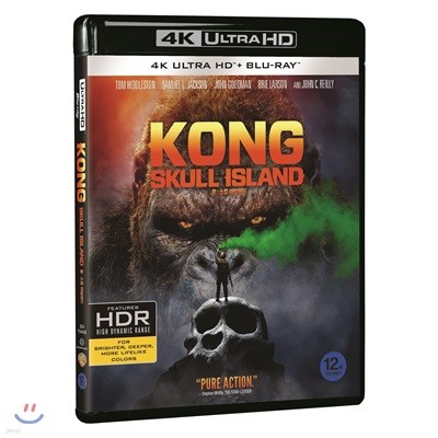 콩:스컬 아일랜드 (2Disc 4K UHD 한정수량) : 블루레이