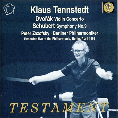 Peter Zazofsky 드보르작: 바이올린 협주곡 / 슈베르트: 교향곡 9번 (Dvorak : Violin Concerto, Schubert : Symphony No.9 'Great')