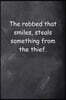 Shakespeare Quote Journal Othello Robbed Smiles Chalkboard: (Notebook, Diary, Blank Book)