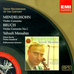 Mendelssohn &amp; Bruch : Violin Concertos : MenuhinㆍKurtzㆍSusskind