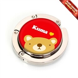 [하이모리 ]라라블룸 / 휴대용 가방걸이 업그레이드 Vol.2 - Happy~(쿠마 kuma) [ 휴대용 가방걸이 / 가방 악세사리 ]