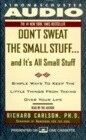 Don't Sweat the Small Stuff... and It's All Small Stuff : Audio Cassette