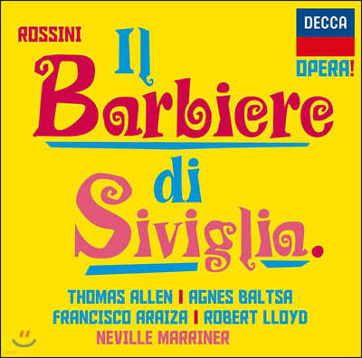 Thomas Allen 로시니: 세빌리아의 이발사 (Rossini: Il barbiere di Siviglia)