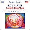 로이 해리스: 피아노 소나타, 모음곡, 아메리칸 발라드 (Roy Harris: Complete Piano Music)