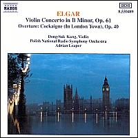 강동석 (Dong-Suk Kang), Adrian Leaper / 엘가 : 바이올린 협주곡, 코케인 &#39;런던 타운에서&#39; (Elgar : Violin Concerto, Cockaigne &#39;In London Town&#39;) (수입/미개봉/8550489)