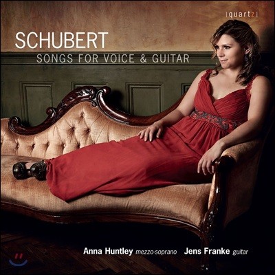 Anna Huntley / Jens Franke 슈베르트: 기타 반주와 여성 보컬로 듣는 명가곡집 - 안나 헌틀리, 옌스 프랑케 (Schubert: Songs for Voice & Guitar)