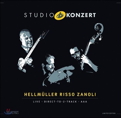 Hellmuller Risso Zanoli - Studio Konzert 헬뮐러 리소 자놀리 트리오 - 스튜디오 콘서트 [Limited Edition LP]