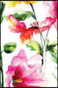 Journal Your Life's Story: Pink and Yellow Watercolor Flowers Journal, Lined Journal, Diary Notebook 6 x 9, 150 Pages
