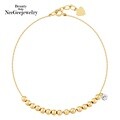 [NeeGee] 14K GOLD 통통볼 스틱 라인 팔찌