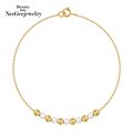 [NeeGee] 14K GOLD 동글이 진주 믹스 팔찌