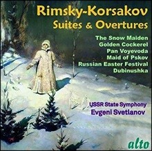 Evgeny Svetlanov 림스키-코르사코프: 모음곡과 서곡 - 눈 아가씨, 황금 닭, 러시아 부활제 외 (Rimsky-Korsakov: Suites &amp; Overtures - Snow Maiden, Golden Cockerel, Russian Easter Festival)