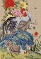 목단화 닭 (PLP1370/1000조각 액자세트/51x73.5cm)