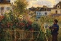 정원에서 그림 그리는 모네 (PLP1371/1000조각 액자세트/51x73.5cm)