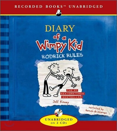 Diary of a Wimpy Kid #2 : Rodrick Rules (Audio CD)