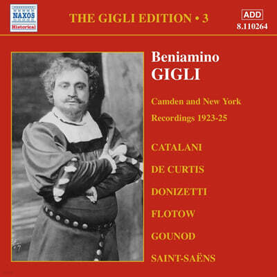 Benjamino Gigli 베냐미노 질리 - 에디션 3집 (Edition Vol. 3 - The Camden And New York Recordings)