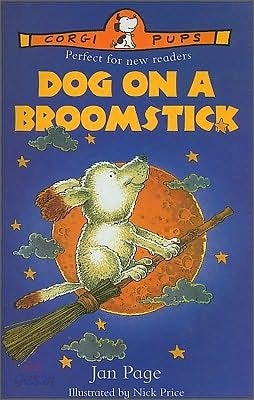 Dog on a Broomstick