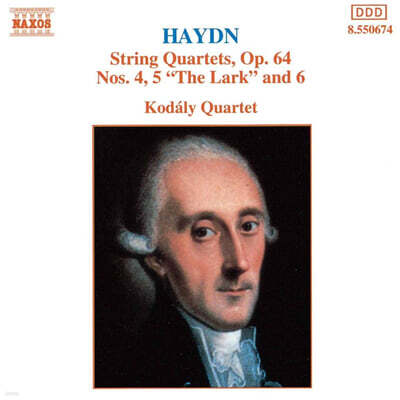 Kodaly Quartet 하이든: 현악 사중주 4-6번 (Haydn: String Quartets Op.64 Nos. 4, 5 'The Lark', 6)