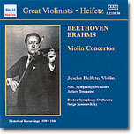 Jascha Heifetz 베토벤 / 브람스 : 바이올린 협주곡 - 야사 하이페츠 (Beethoven / Brahms: Violin Concertos)