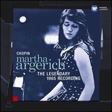 Martha Argerich 마르타 아르헤리치 1965년 전설의 레코딩 - 쇼팽: 피아노 소나타 3번, 마주르카 외 (The Legendary Recording - Chopin: Piano Sonata, Mazurkas)