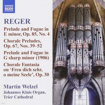 Martin Welzel 막스 레거: 오르간 작품집 10집 (Max Reger: Organ Works Vol. 10 - Prelude and Fugue, Chorale Preludes, Chorale Fantasia) 