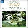 Giorgio Koukl 마르티누: 피아노 협주곡 1,2,4번 (Martinu: Piano Concertos Volume 2)