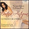 Letizia Calandra 에로티카 안티쿠아: 나폴리의 빌라넬라 작품 - 레티지아 칼란드라, 프란체스코 세라, 앙상블 아르테 무지카 (Erotica Antiqua - Neapolitan Villanellas)