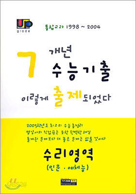 7개년 수능기출 이렇게 출제되었다 수리영역 인문예체능계