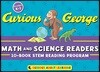 Curious George Math and Science Readers: 10-Book Stem Reading Program [With Cards]