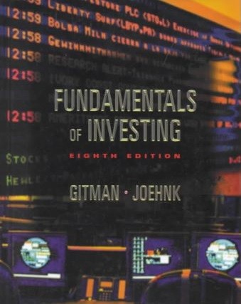 Fundamentals of Investing (8/E) (Hardcover)