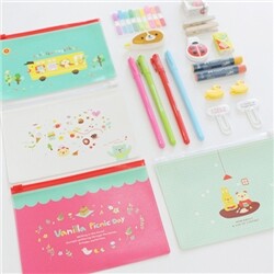 [하이모리] 시소 / Vanilla Picnic Day Pouch [ 필통 / 파우치 ]
