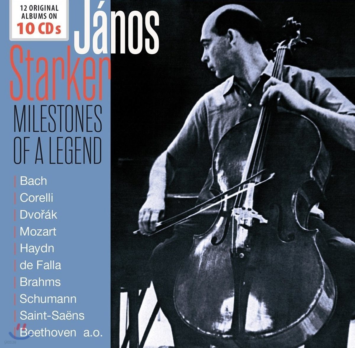 Janos Starker 야노스 슈타커 - 12 오리지널 앨범 컬렉션 (Milestones of a Legend - 12 Original Album Collection)