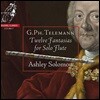 Ashley Solomon 텔레만: 무반주 플루트를 위한 12개의 환상곡 - 애슐리 솔로몬 (Telemann: Twelve Fantasias for Solo Flute)