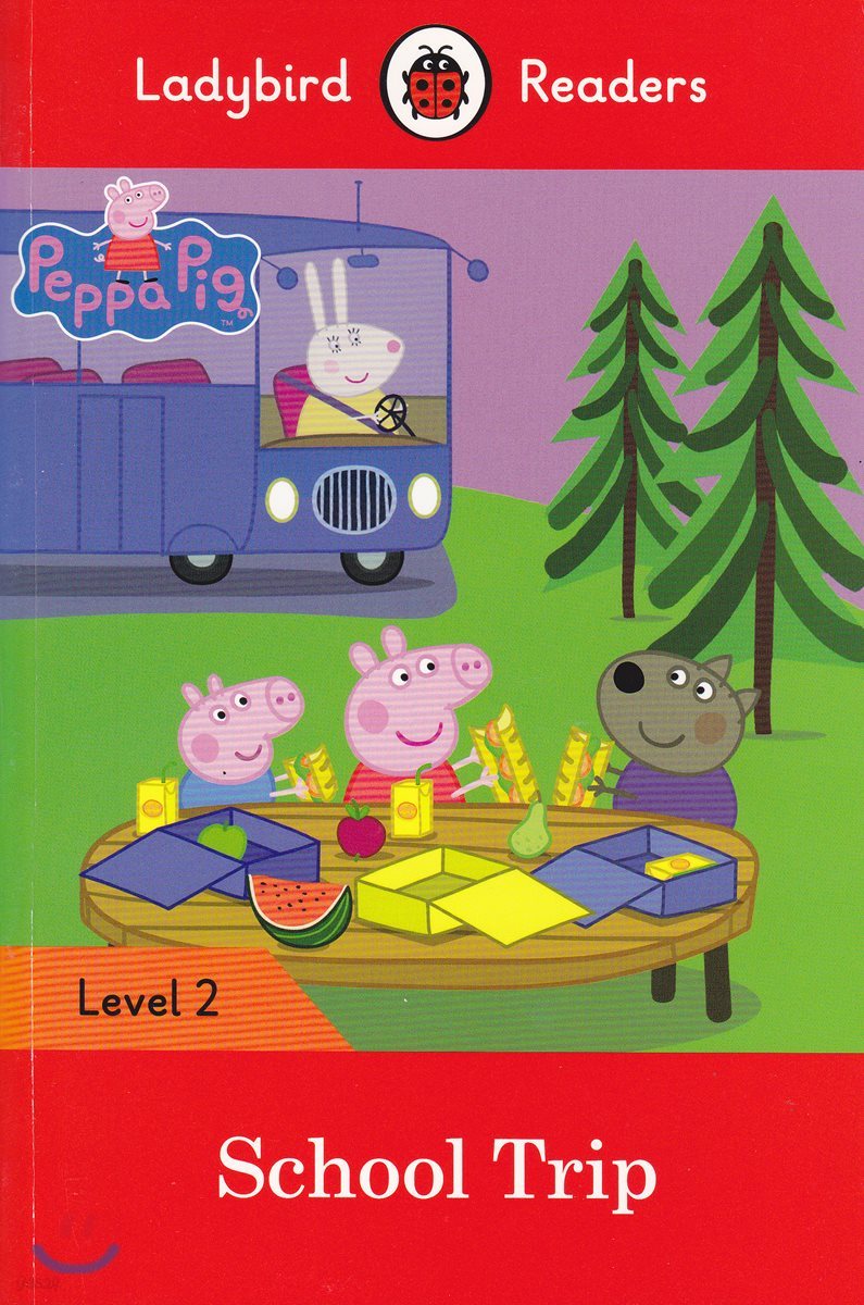 Ladybird Readers 2 : Peppa Pig: School Bus Trip : Student Book