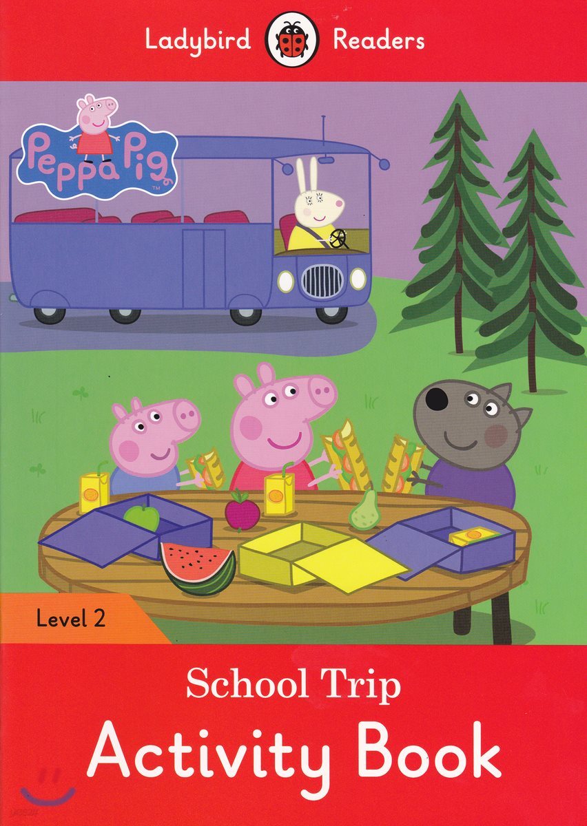 Ladybird Readers 2 : Peppa Pig: School Bus Trip : Activity Book