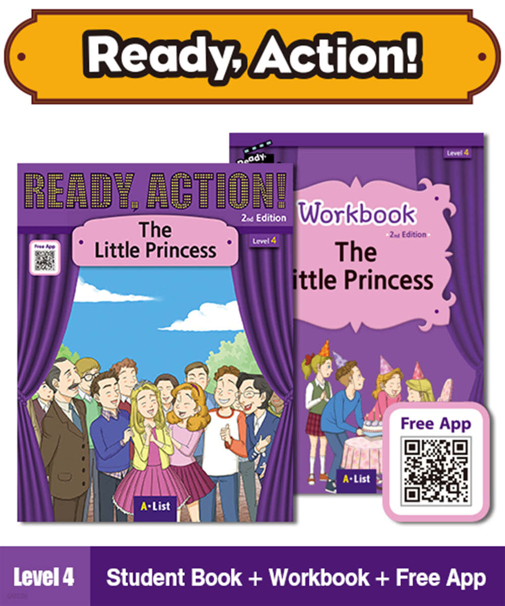 Ready Action Level 4 : The Little Princess (SB+WB)