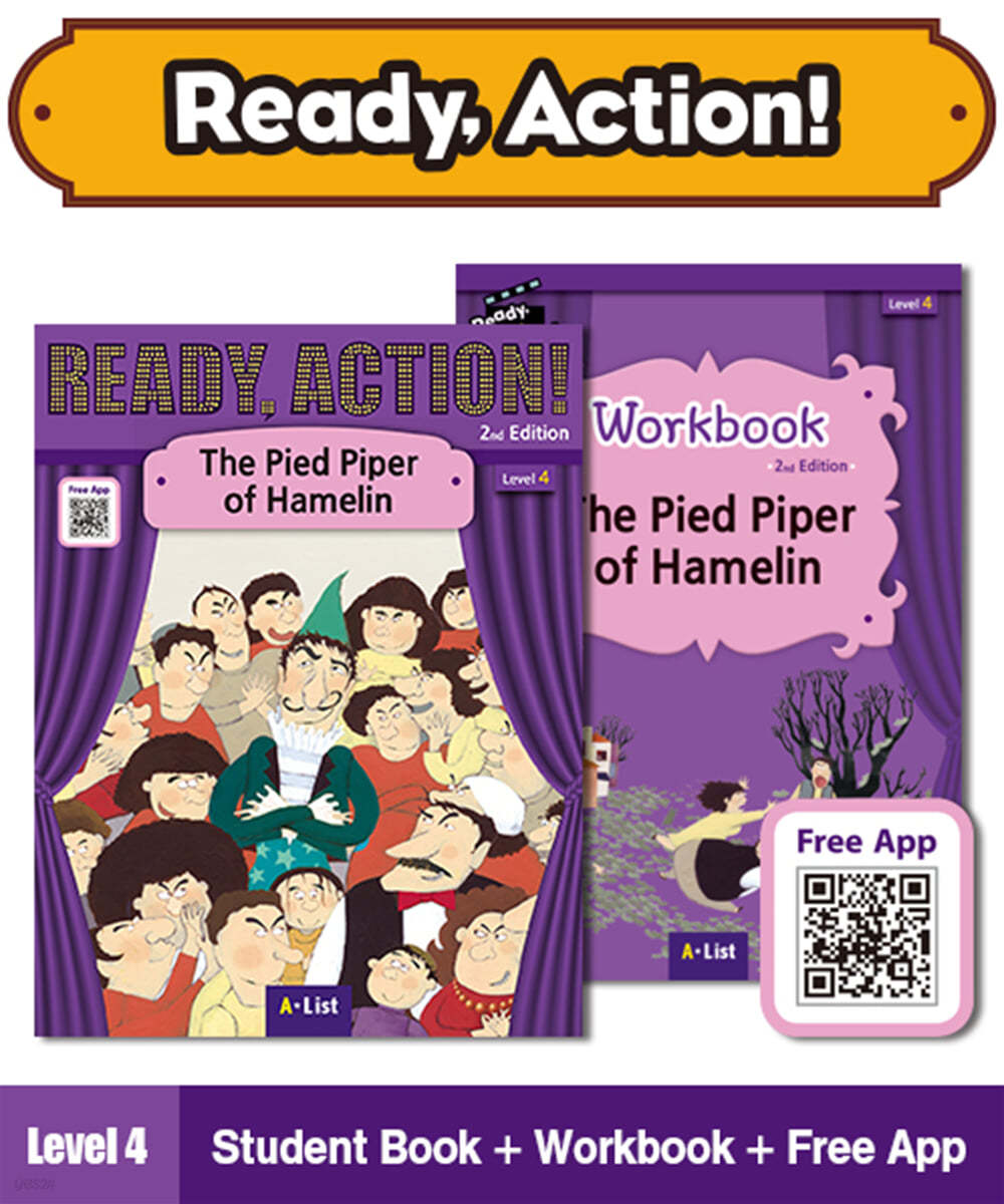 Ready Action Level 4 : The Pied Piper of Hamelin (SB+WB)