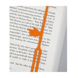 [ADICO] fred&friends Finger Print 친절한 북마크-orange