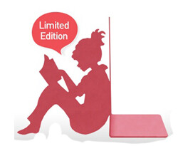 [Limited Edition] 책읽는 소녀 북엔드(Pink)