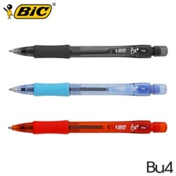 BIC  BU4 노크식유성볼펜  1개  빅 속기용 필기용 빅볼펜 부드러
