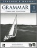 Grammar Form and Function 1 : Teacher's Manual