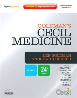 Goldman&#39;s Cecil Medicine 2 volume set, 24/E (IE)