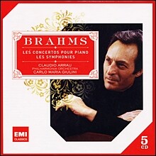 Carlo Maria Giulini 브람스: 교향곡, 서곡, 피아노 협주곡 (Brahms: Symphonies, Ouvertures, Concertos pour piano) 카를로 마리아 줄리니