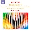 Wolf Harden 부조니: 피아노 작품 7집 (Busoni: Merlin Concert Fantasy, Carmen Chamber Fantasy) 볼프 하덴