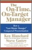 The On-Time, On-Target Manager: How a "Last-Minute Manager" Conquered Procrastination