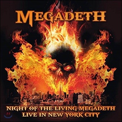 Megadeath (메가데스) - Night Of The Living Megadeth: Live In New York City (1994년 MTV 라이브 실황) [레드 컬러 LP]
