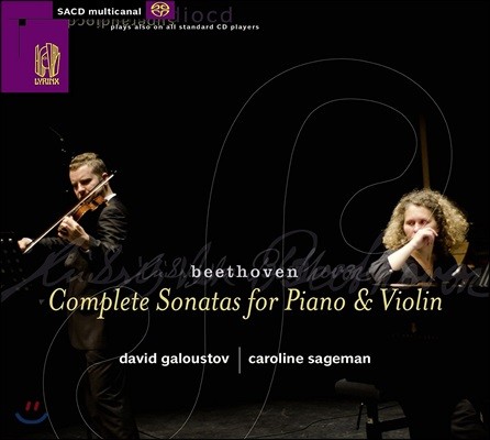 David Galoustov / Caroline Sageman 베토벤: 바이올린 소나타 1-10번 전곡 (Beethoven: Complete Sonatas for Piano & Violin)