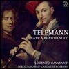 Lorenzo Cavasanti 텔레만: 리코더 소나타 - 로렌초 카바산티 (Telemann: Sonate a Flauto Solo [Recorder Sonatas)