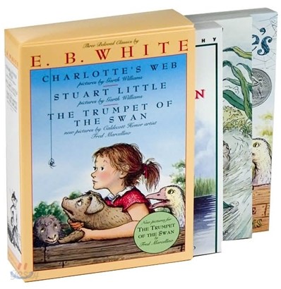 E. B. White Box Set: 3 Classic Favorites: Charlotte&#39;s Web, Stuart Little, the Trumpet of the Swan