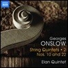 Elan Quintet 조르쥬 온슬로: 현악 오중주 2집 - 10번, 22번 (Georges Onslow: String Quintets Vol.2 - Opp.32 & 57) 엘란 퀸테트